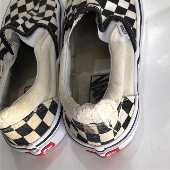 Checkered Vans slip ons - Picture 8 of 9